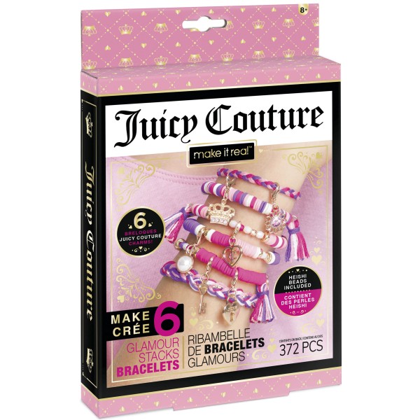 Фото - Набір для виготовлення прикрас Make it Real Juicy Couture Гламур 372 шт. (MR4438)